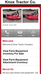 Mobile Screenshot of m.knoxtractor.net